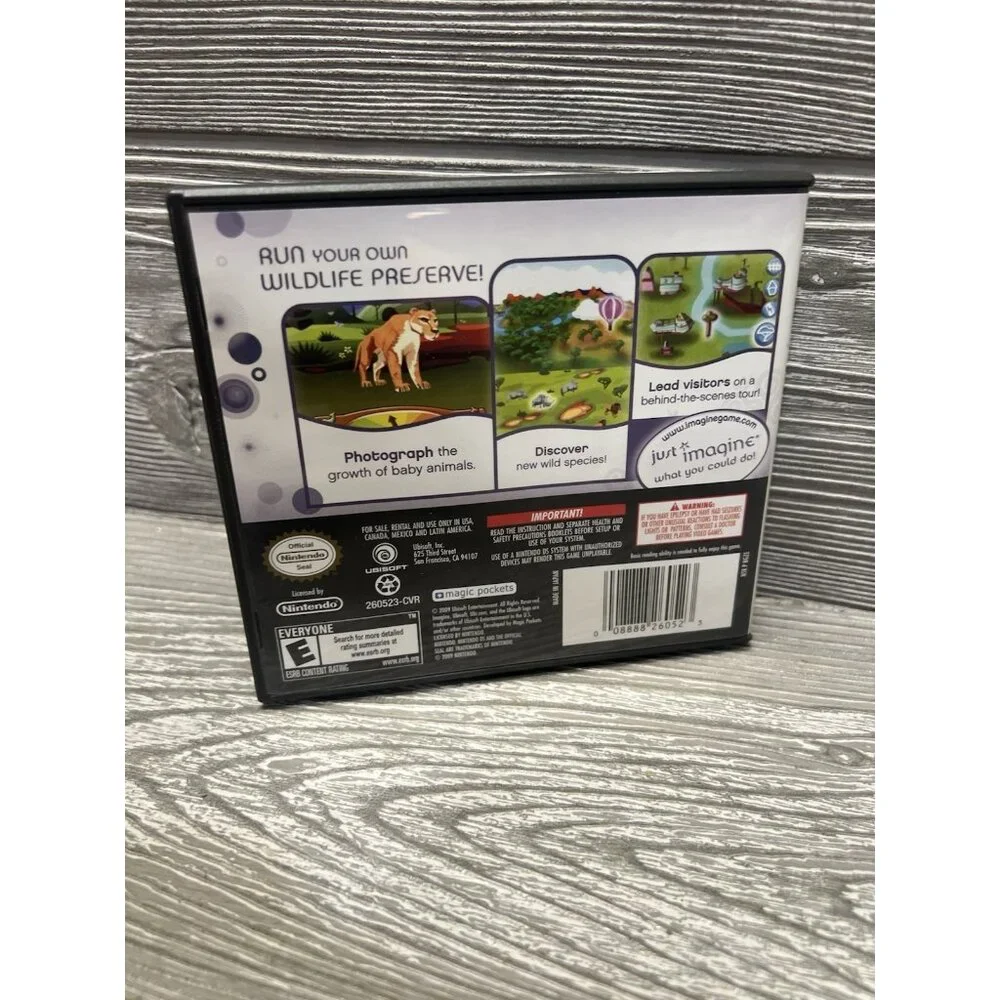 Imagine: Zookeeper (Nintendo DS, 2009) Works Complete